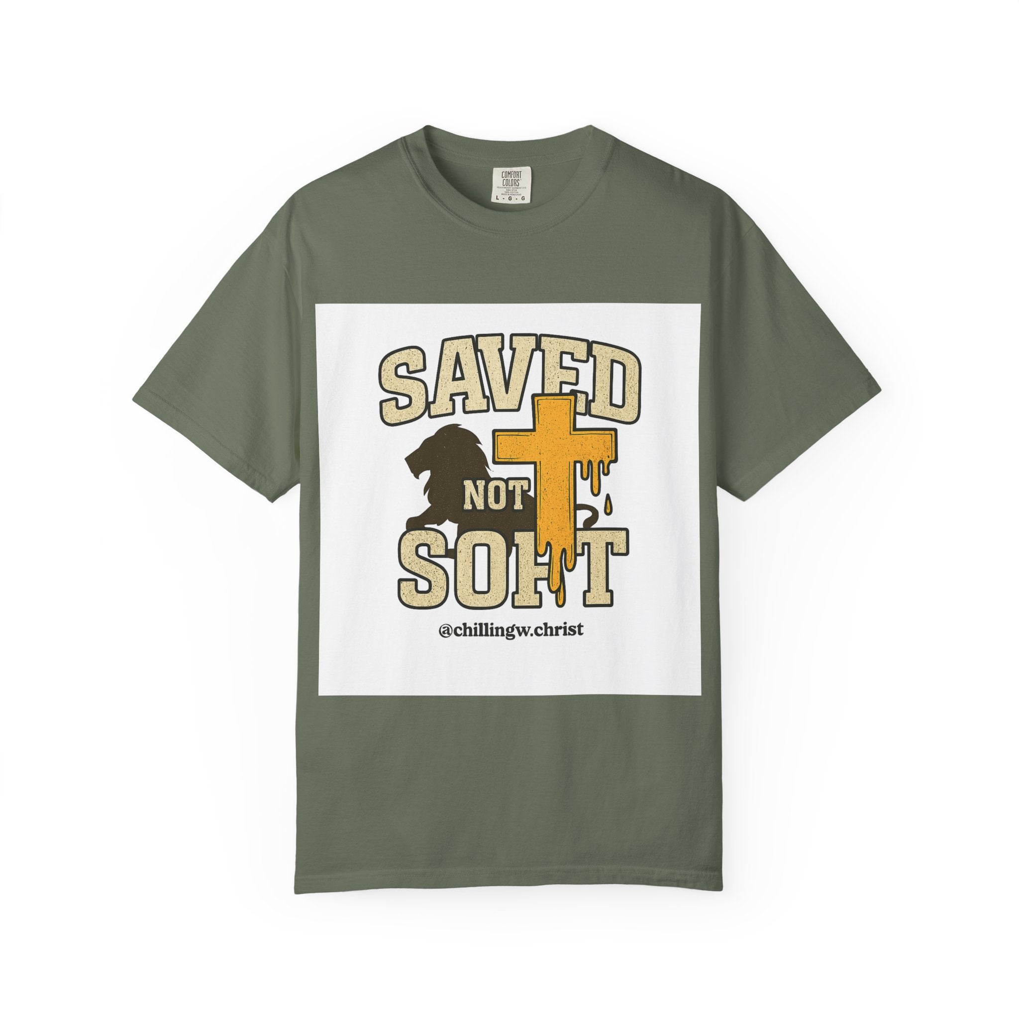 Garment-Dyed T-shirt, Faith-Based Apparel, Christian T-shirt, Casual Wear, Inspirational Clothing, Summer Style