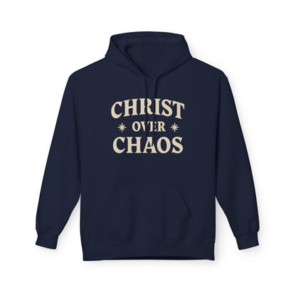 Christian 'Christ Over Chaos' Hoodie — Faith-Based Inspirational Pullover