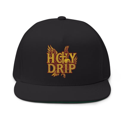 Stylish Embroidered Flat Bill Cap - HGTY DRIP, Urban Fashion, Streetwear Accessories, Gift for Trendsetters, Summer Essentials, [...]