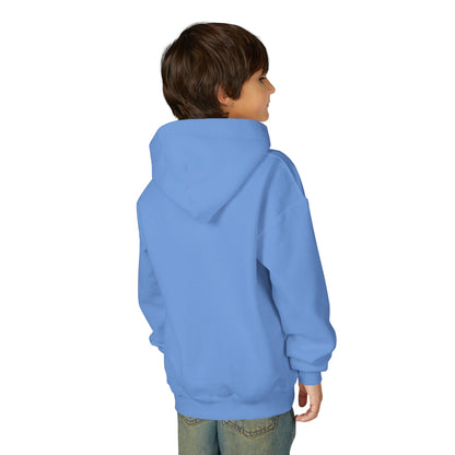 Chilling WChrist Youth Hooded Sweatshirt - Perfect for Christmas, Cozy Vibes, Gift for Kids, Festive Wear, Fun Casual Style