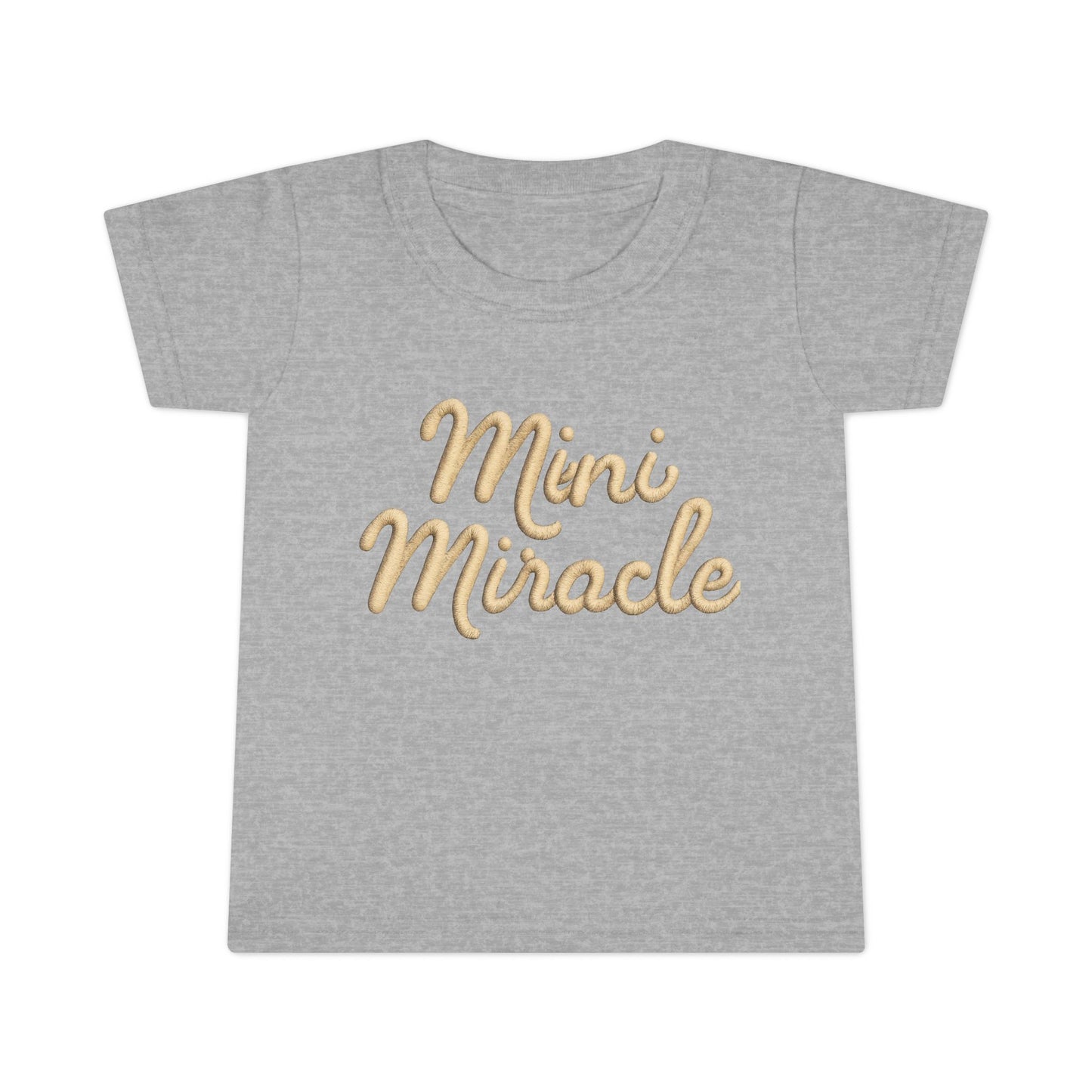 Mini Miracle Toddler T-Shirt – Cute Kids Tee for Birthdays, Baby Showers & Everyday Play