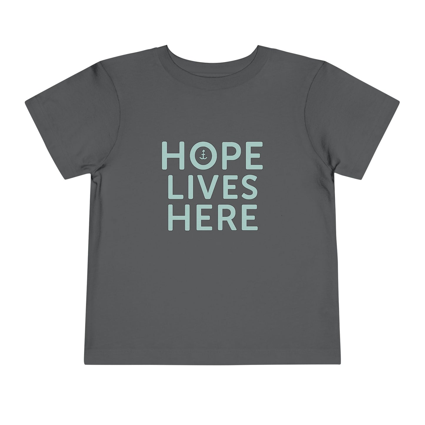 Hope Lives Here Toddler Short Sleeve Tee, Inspirational Kids T-Shirt, Gift for Toddler, Toddler Apparel, Motivational Shirt, Baby [...]
