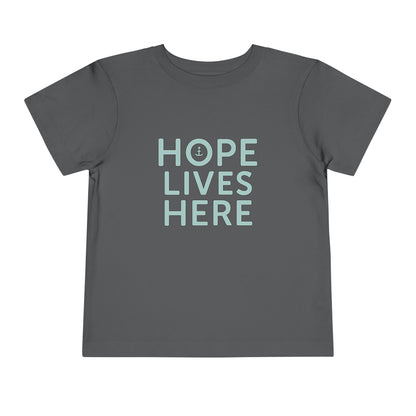 Hope Lives Here Toddler Short Sleeve Tee, Inspirational Kids T-Shirt, Gift for Toddler, Toddler Apparel, Motivational Shirt, Baby [...]