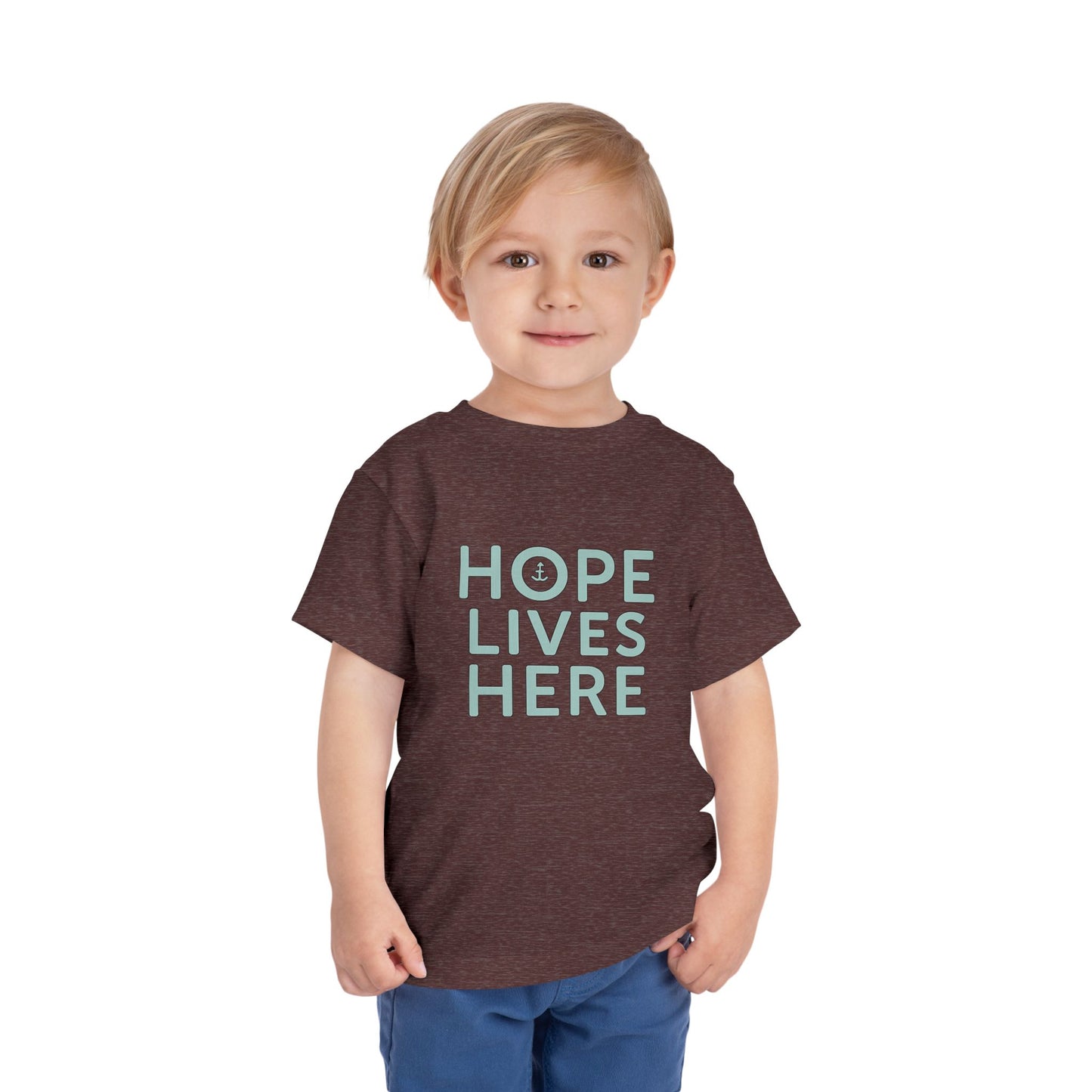 Hope Lives Here Toddler Short Sleeve Tee, Inspirational Kids T-Shirt, Gift for Toddler, Toddler Apparel, Motivational Shirt, Baby [...]