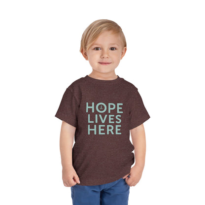 Hope Lives Here Toddler Short Sleeve Tee, Inspirational Kids T-Shirt, Gift for Toddler, Toddler Apparel, Motivational Shirt, Baby [...]