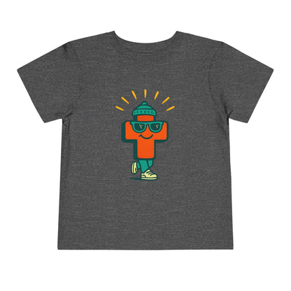 Playful Toddler Tee with Cool Character Design, Kids Summer Shirt, Fun Childrens Clothing, Cute Gift for Toddlers, Playtime Outfit