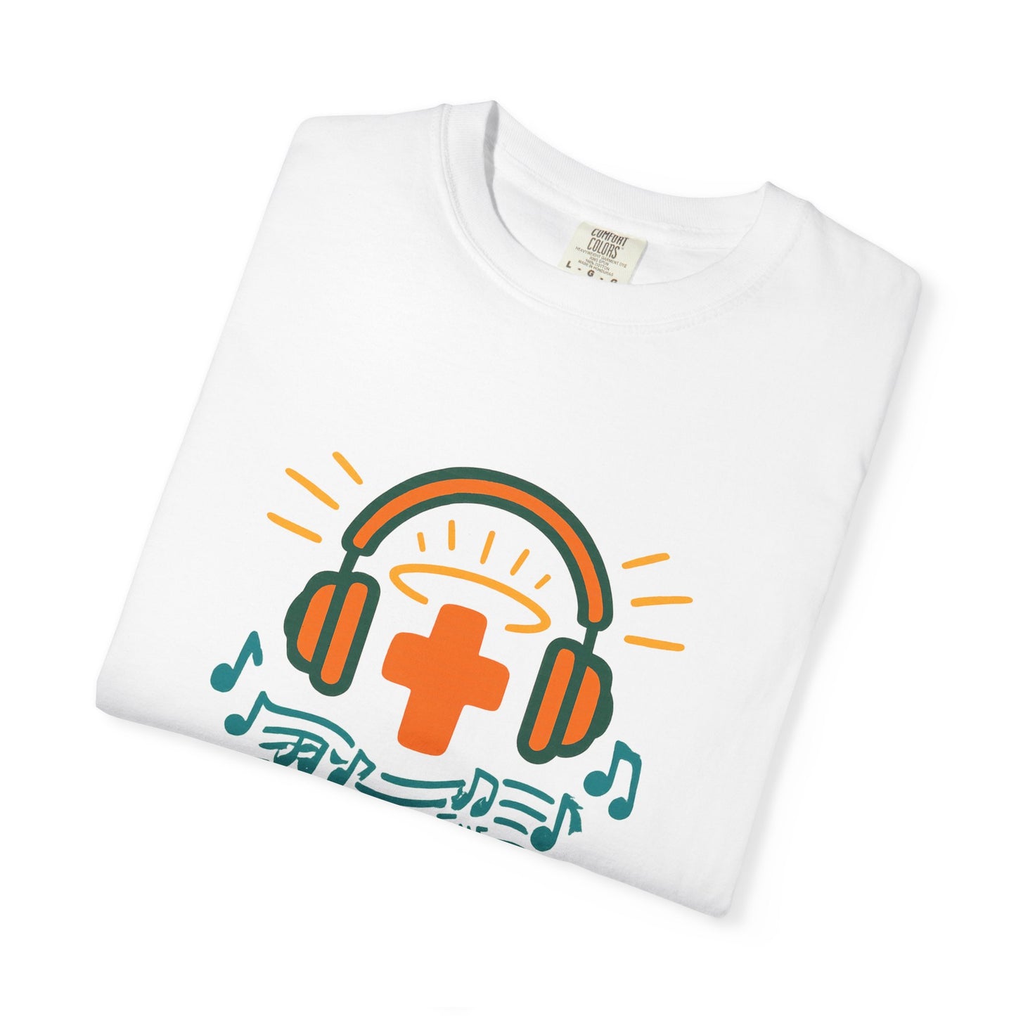 Unisex Music & Faith T-Shirt - Chilling WChrist, Casual Wear, Gift for Music Lovers, Christian Apparel, Spiritual Comfort