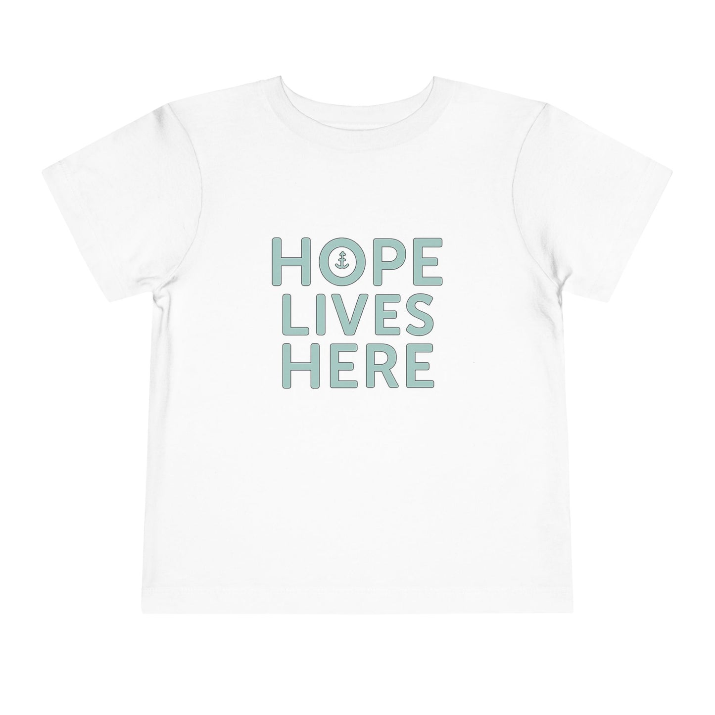Hope Lives Here Toddler Short Sleeve Tee, Inspirational Kids T-Shirt, Gift for Toddler, Toddler Apparel, Motivational Shirt, Baby [...]