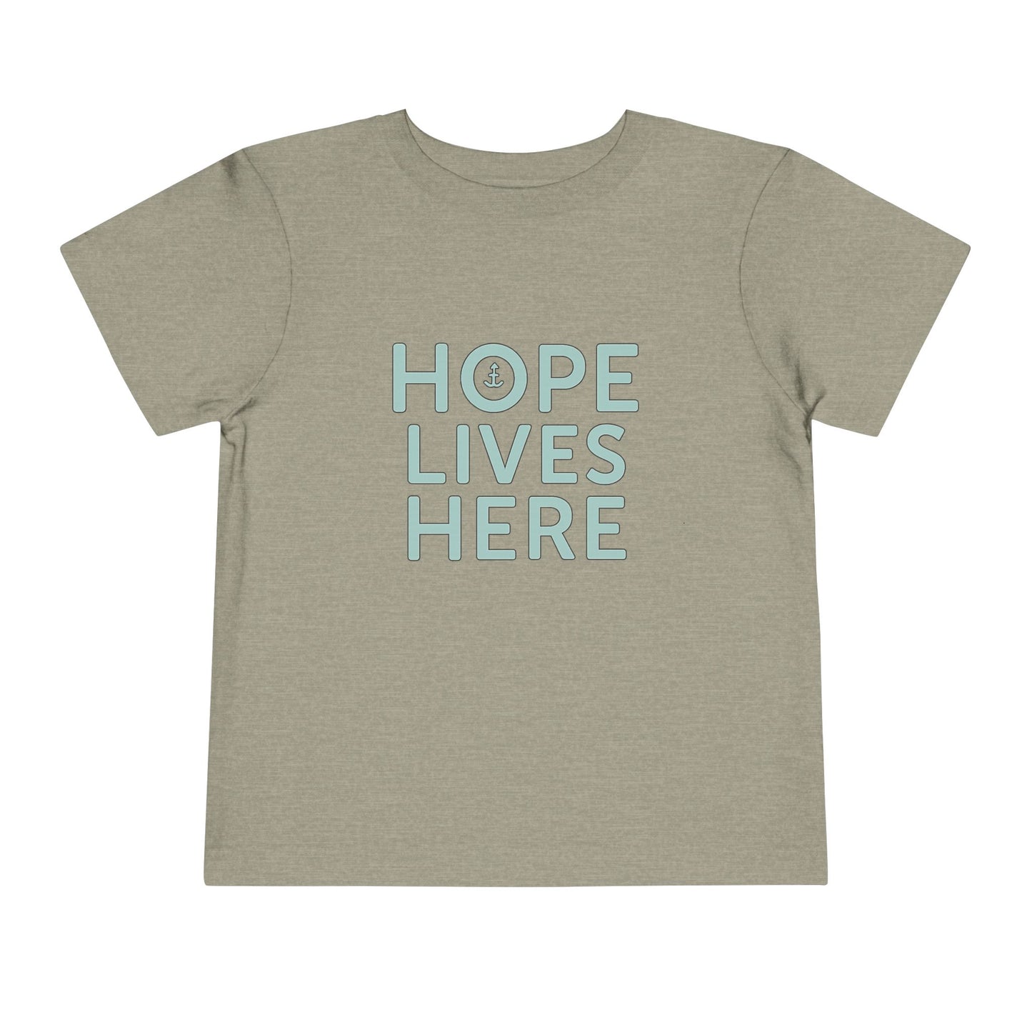 Hope Lives Here Toddler Short Sleeve Tee, Inspirational Kids T-Shirt, Gift for Toddler, Toddler Apparel, Motivational Shirt, Baby [...]