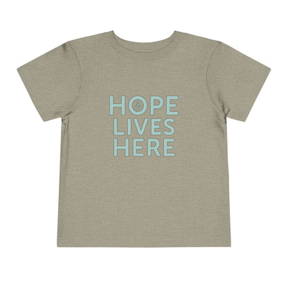 Hope Lives Here Toddler Short Sleeve Tee, Inspirational Kids T-Shirt, Gift for Toddler, Toddler Apparel, Motivational Shirt, Baby [...]