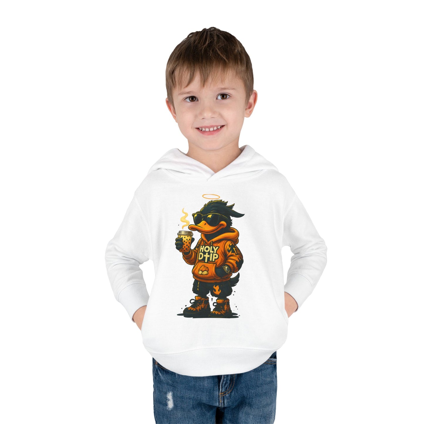 Holy Drip Toddler Fleece Hoodie, Cute Kid's Pullover, Trendy Baby Sweater, Cozy Toddler Apparel, Fun Gift for Preschoolers