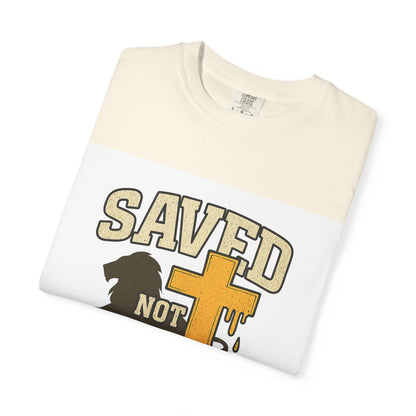 Garment-Dyed T-shirt, Faith-Based Apparel, Christian T-shirt, Casual Wear, Inspirational Clothing, Summer Style