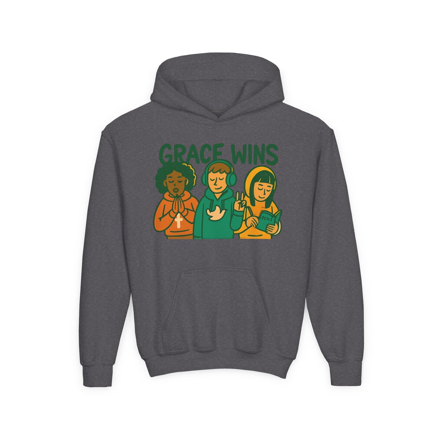 Youth Heavy Blend Hooded Sweatshirt