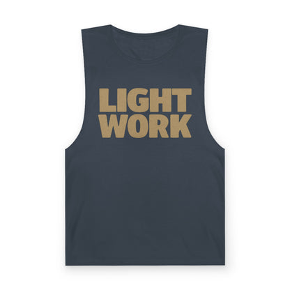 Light Work Unisex Tank Top, Inspirational Workout Shirt, Faith-Based Gym Apparel, Motivational Fitness Wear, Summer Activewear