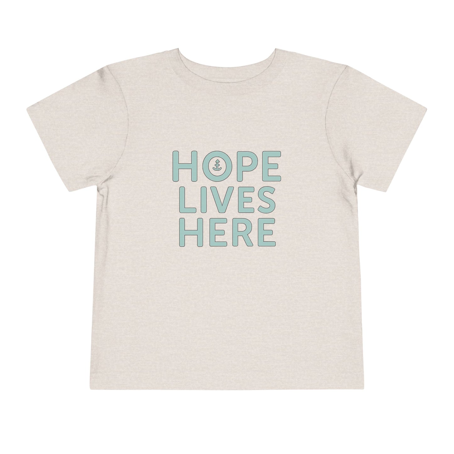 Hope Lives Here Toddler Short Sleeve Tee, Inspirational Kids T-Shirt, Gift for Toddler, Toddler Apparel, Motivational Shirt, Baby [...]