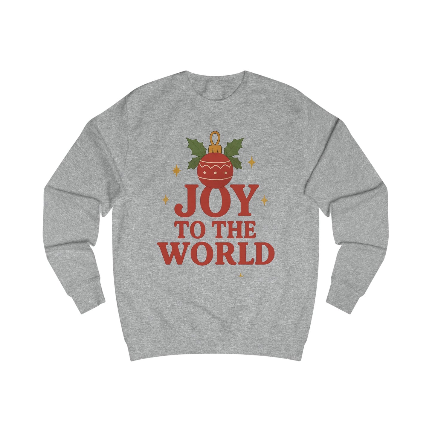 Joy to the World Christmas Sweatshirt — Festive Holiday Ornament Design