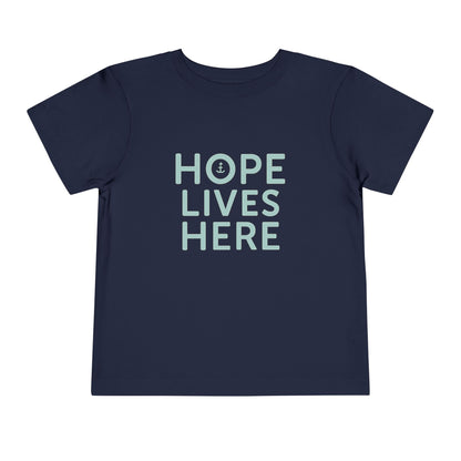 Hope Lives Here Toddler Short Sleeve Tee, Inspirational Kids T-Shirt, Gift for Toddler, Toddler Apparel, Motivational Shirt, Baby [...]
