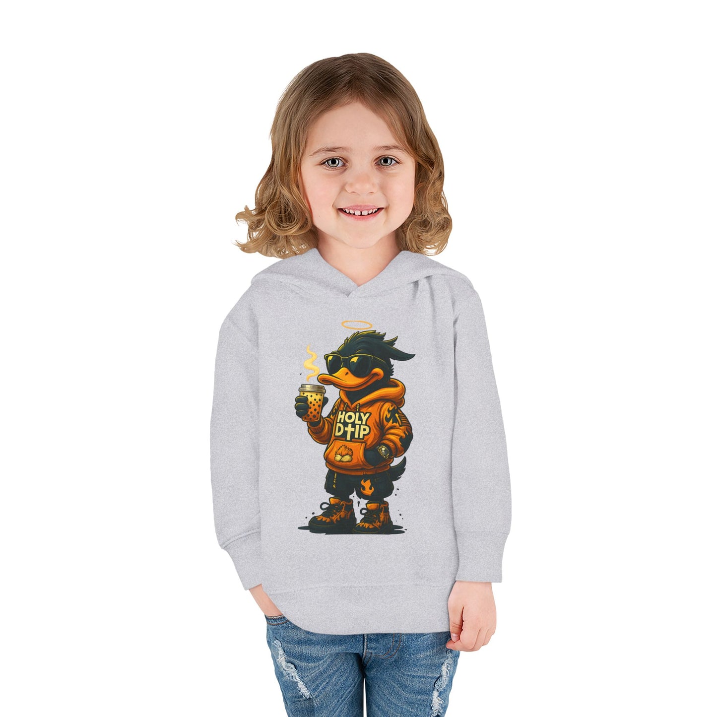 Holy Drip Toddler Fleece Hoodie, Cute Kid's Pullover, Trendy Baby Sweater, Cozy Toddler Apparel, Fun Gift for Preschoolers