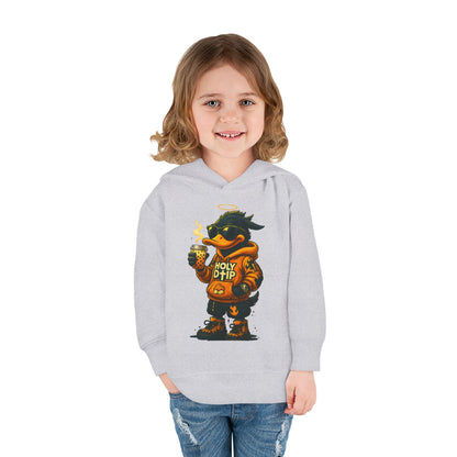 Holy Drip Toddler Fleece Hoodie, Cute Kid's Pullover, Trendy Baby Sweater, Cozy Toddler Apparel, Fun Gift for Preschoolers