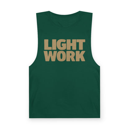 Light Work Unisex Tank Top, Inspirational Workout Shirt, Faith-Based Gym Apparel, Motivational Fitness Wear, Summer Activewear