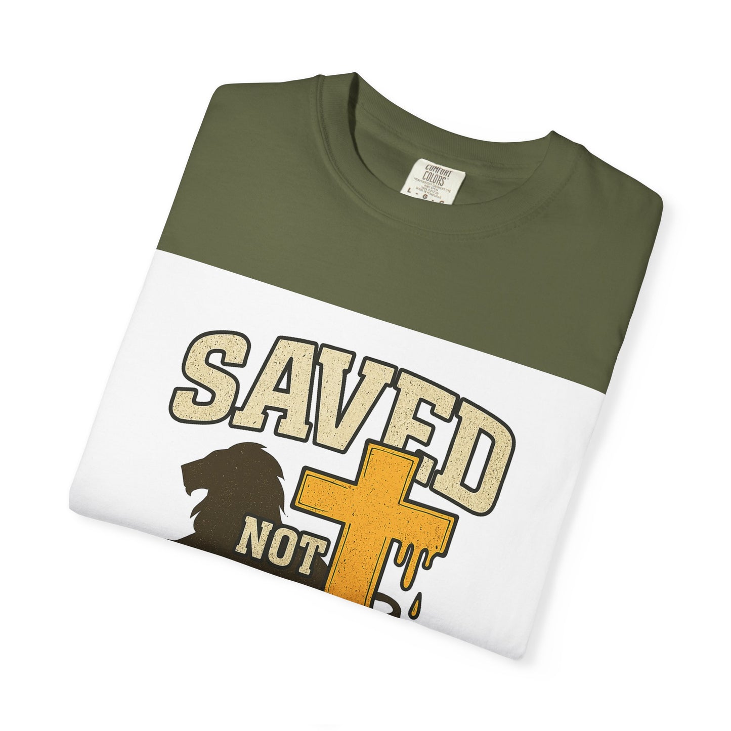 Garment-Dyed T-shirt, Faith-Based Apparel, Christian T-shirt, Casual Wear, Inspirational Clothing, Summer Style