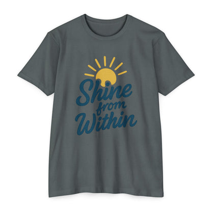 Shine from Within T-Shirt, Motivational Tee, Unisex Graphic Shirt, Inspirational Apparel, Positive Vibes Clothing