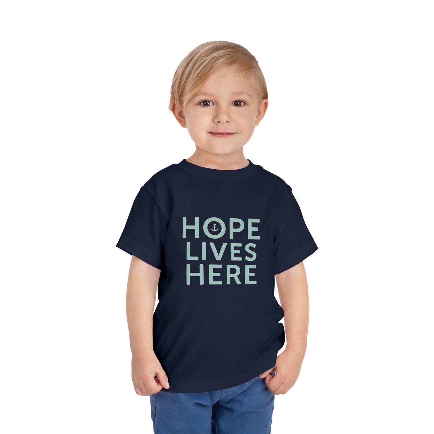 Hope Lives Here Toddler Short Sleeve Tee, Inspirational Kids T-Shirt, Gift for Toddler, Toddler Apparel, Motivational Shirt, Baby [...]