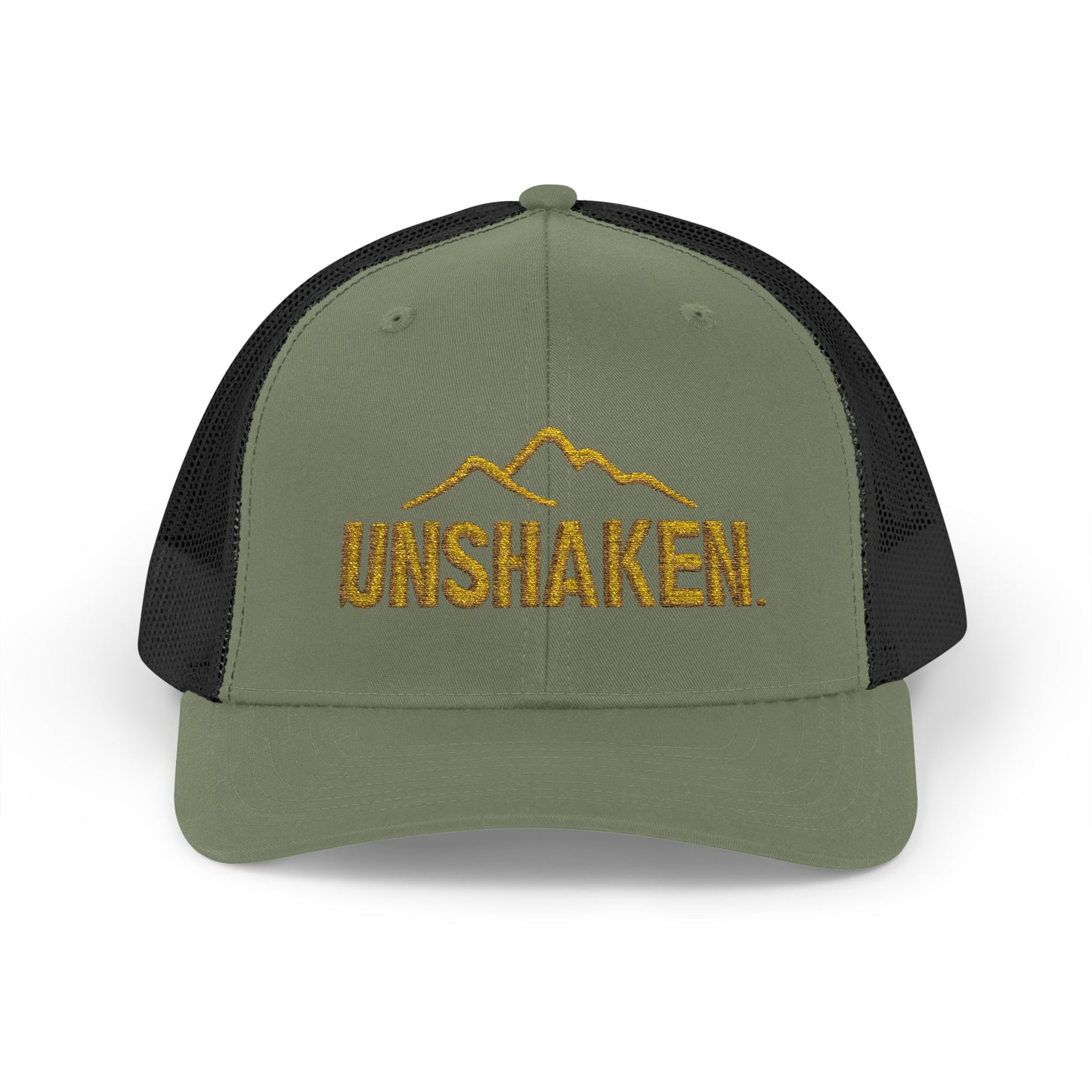 Unshaken Snapback Trucker Cap, Cool Baseball Hat, Perfect Gift for Outdoors Lovers, Adjustable Hat for All Seasons, Motivational [...]