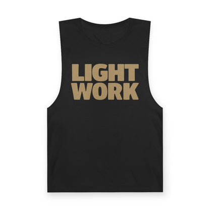 Light Work Unisex Tank Top, Inspirational Workout Shirt, Faith-Based Gym Apparel, Motivational Fitness Wear, Summer Activewear