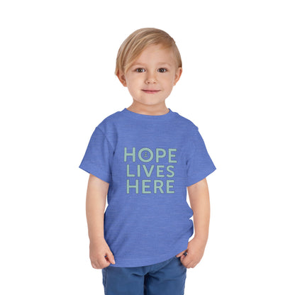 Hope Lives Here Toddler Short Sleeve Tee, Inspirational Kids T-Shirt, Gift for Toddler, Toddler Apparel, Motivational Shirt, Baby [...]