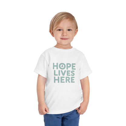 Hope Lives Here Toddler Short Sleeve Tee, Inspirational Kids T-Shirt, Gift for Toddler, Toddler Apparel, Motivational Shirt, Baby [...]