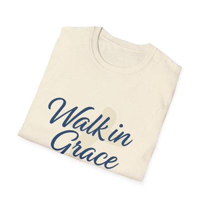 Inspirational Quote T-Shirt, Walk in Grace Tee, Live in Peace Shirt, Motivational Apparel, Gift for Her/Him