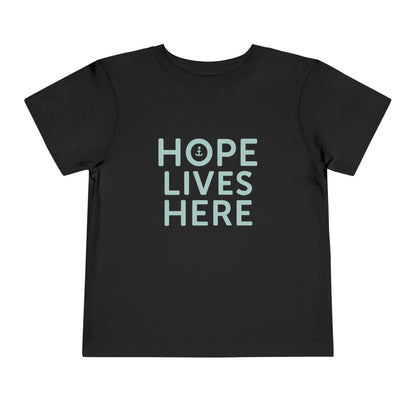 Hope Lives Here Toddler Short Sleeve Tee, Inspirational Kids T-Shirt, Gift for Toddler, Toddler Apparel, Motivational Shirt, Baby [...]