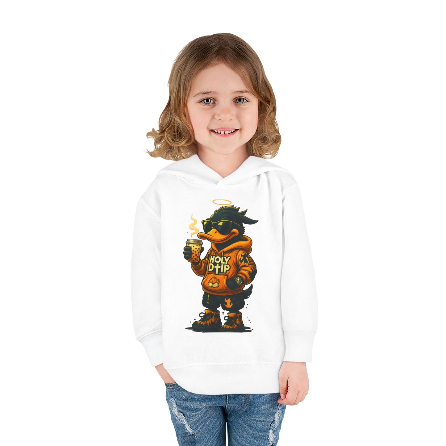 Holy Drip Toddler Fleece Hoodie, Cute Kid's Pullover, Trendy Baby Sweater, Cozy Toddler Apparel, Fun Gift for Preschoolers
