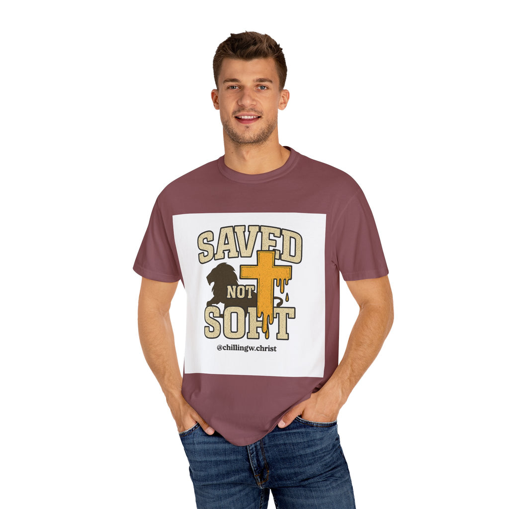 Garment-Dyed T-shirt, Faith-Based Apparel, Christian T-shirt, Casual Wear, Inspirational Clothing, Summer Style
