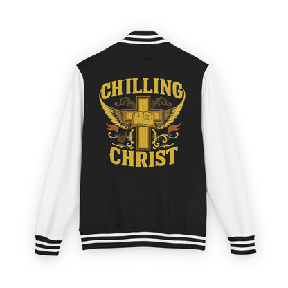 Unisex Heavyweight Letterman Jacket, Classic Varsity Style, Casual Wear, Gift for Graduates, Sports Team Jacket, Celebration Apparel, [...]