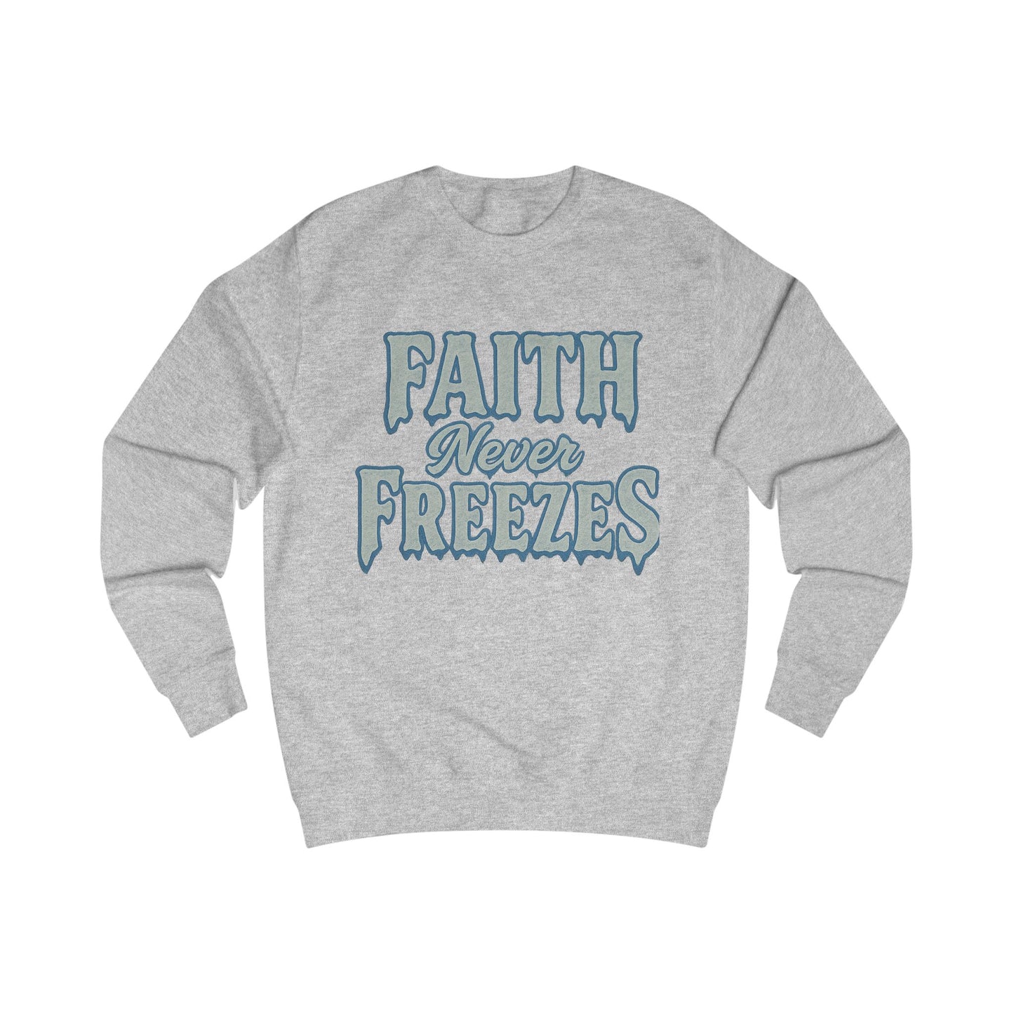 Nativity Scene Sweatshirt — Gold Manger Christmas Crewneck