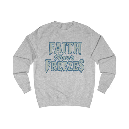 Nativity Scene Sweatshirt — Gold Manger Christmas Crewneck