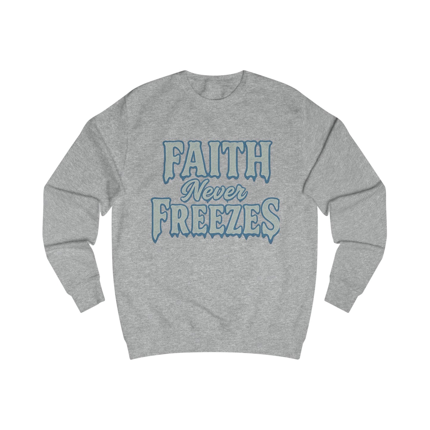 Nativity Scene Sweatshirt — Gold Manger Christmas Crewneck