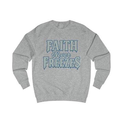 Nativity Scene Sweatshirt — Gold Manger Christmas Crewneck