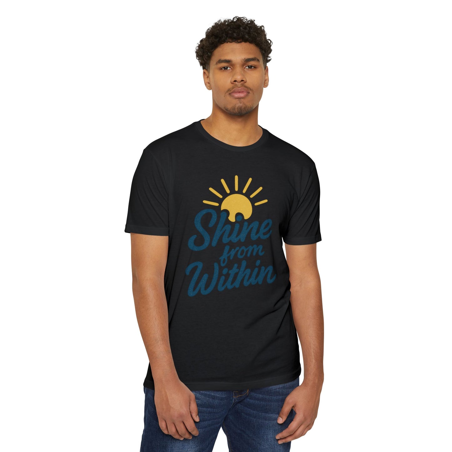 Shine from Within T-Shirt, Motivational Tee, Unisex Graphic Shirt, Inspirational Apparel, Positive Vibes Clothing