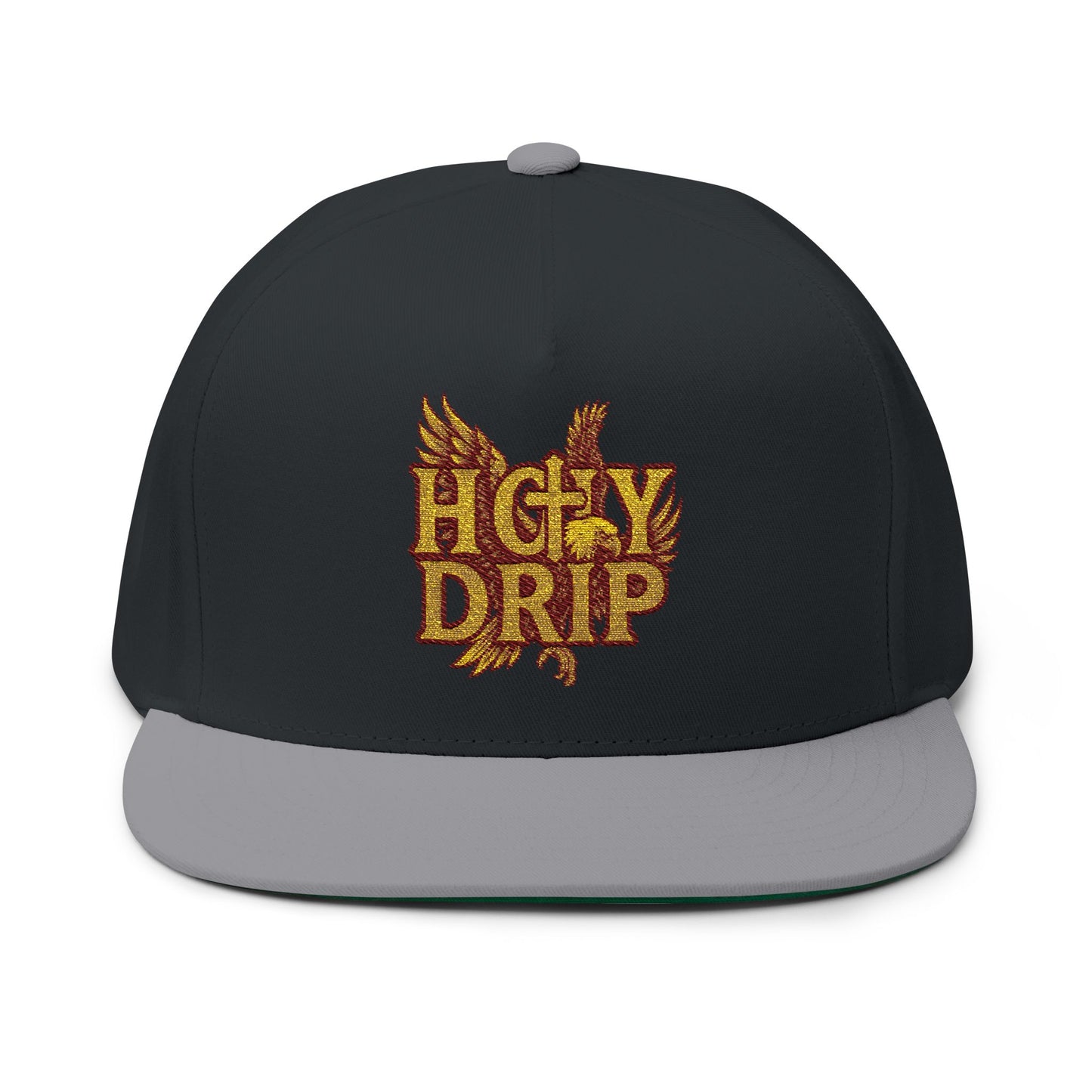 Stylish Embroidered Flat Bill Cap - HGTY DRIP, Urban Fashion, Streetwear Accessories, Gift for Trendsetters, Summer Essentials, [...]