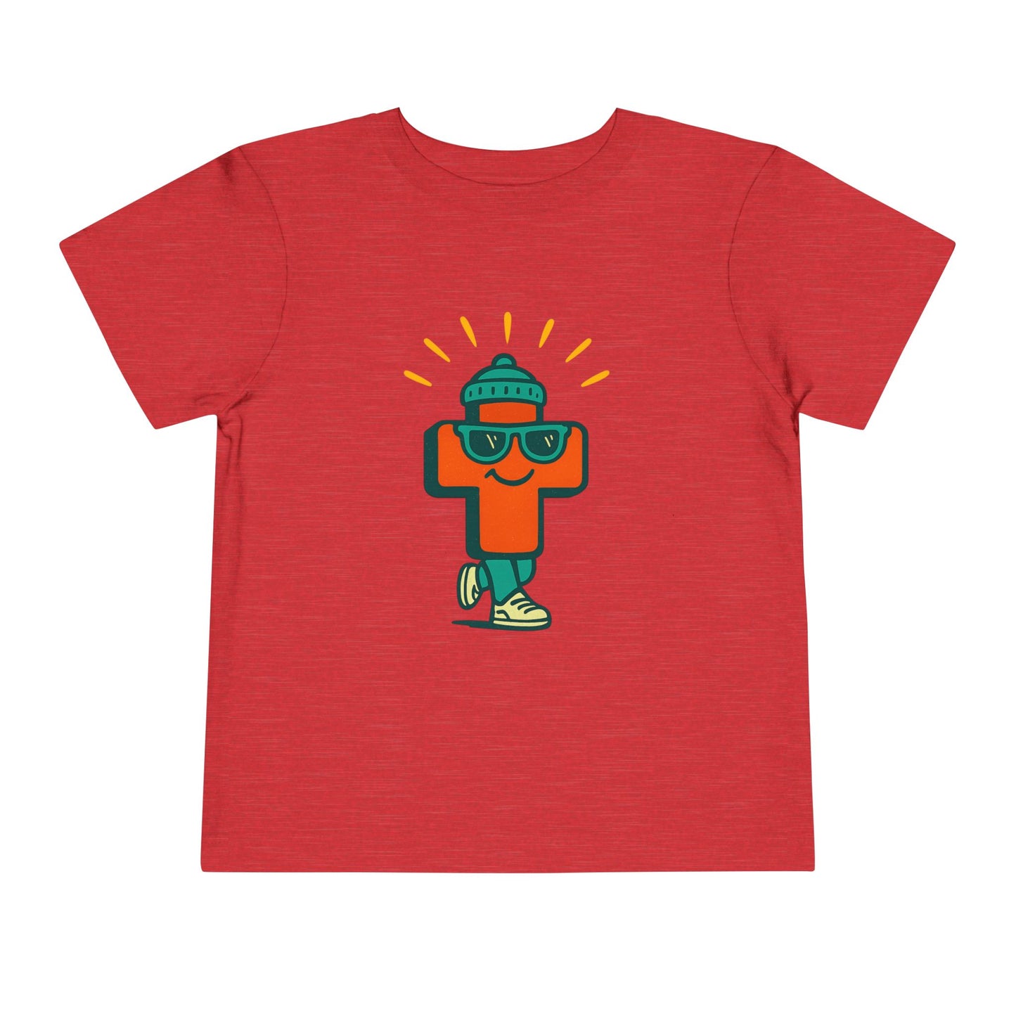 Playful Toddler Tee with Cool Character Design, Kids Summer Shirt, Fun Childrens Clothing, Cute Gift for Toddlers, Playtime Outfit