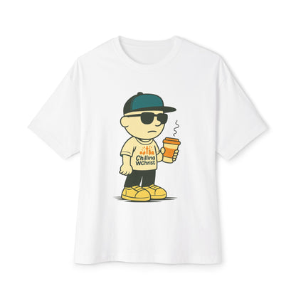 Cool Character Relaxed Tee, Unisex Graphic Shirt, Oversized Casual Wear, Streetwear Style, Funny Gift