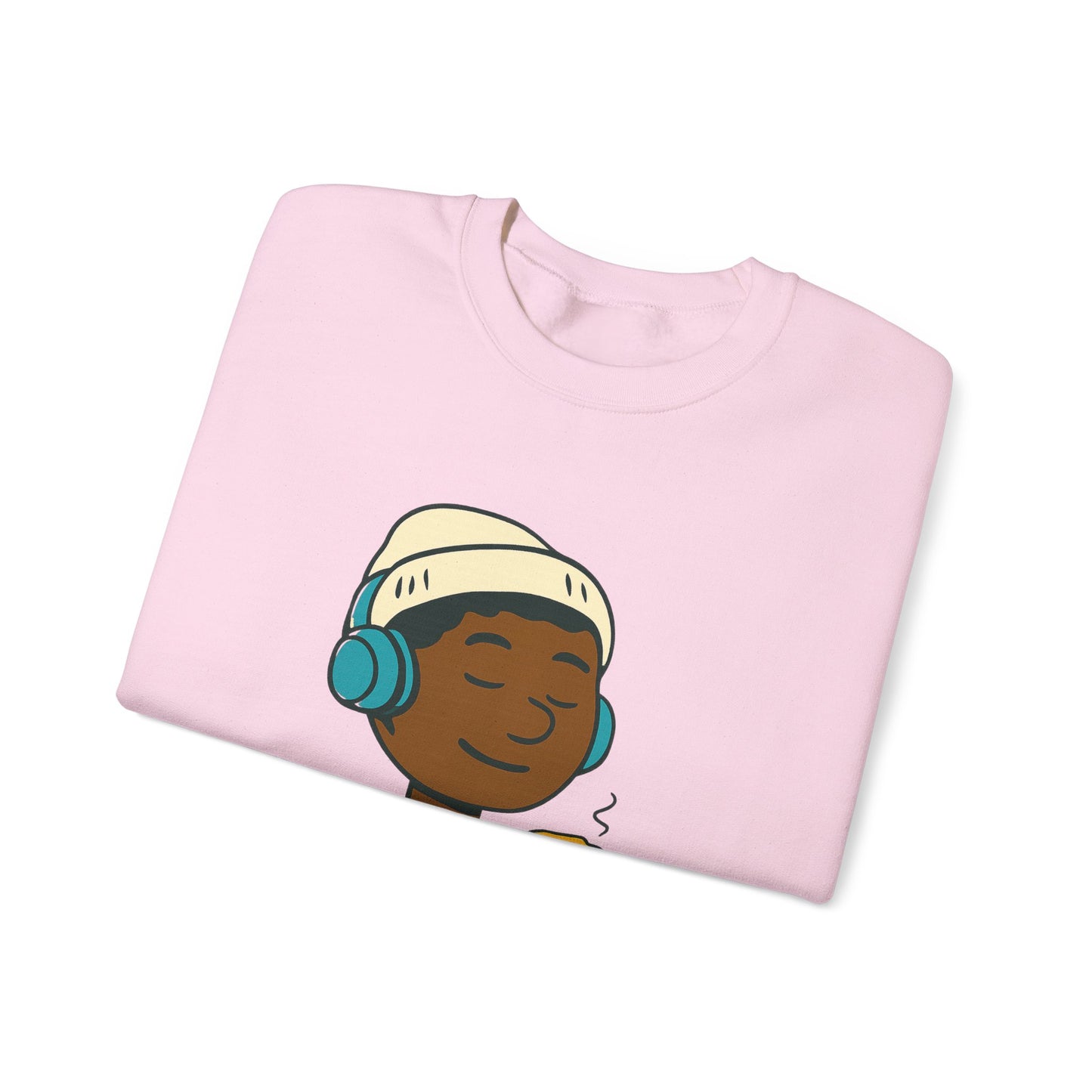 Chilling WChrist Crewneck Sweatshirt - Cozy Unisex Pullover, Holiday Gift, Sweatshirt for Christmas, Relaxed Casual Wear, Fun Winter Apparel