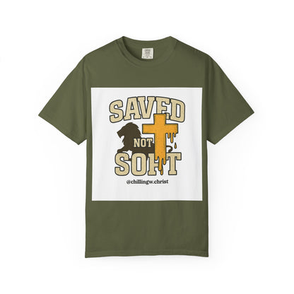 Garment-Dyed T-shirt, Faith-Based Apparel, Christian T-shirt, Casual Wear, Inspirational Clothing, Summer Style