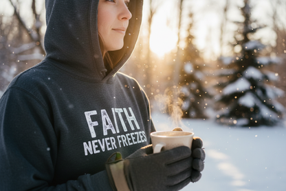 Faith Never Freezes winter moment